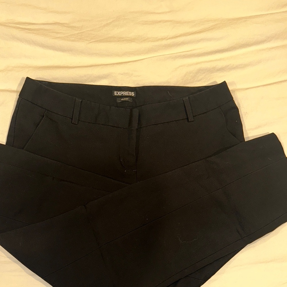 Express Classic Black Trousers columnist
